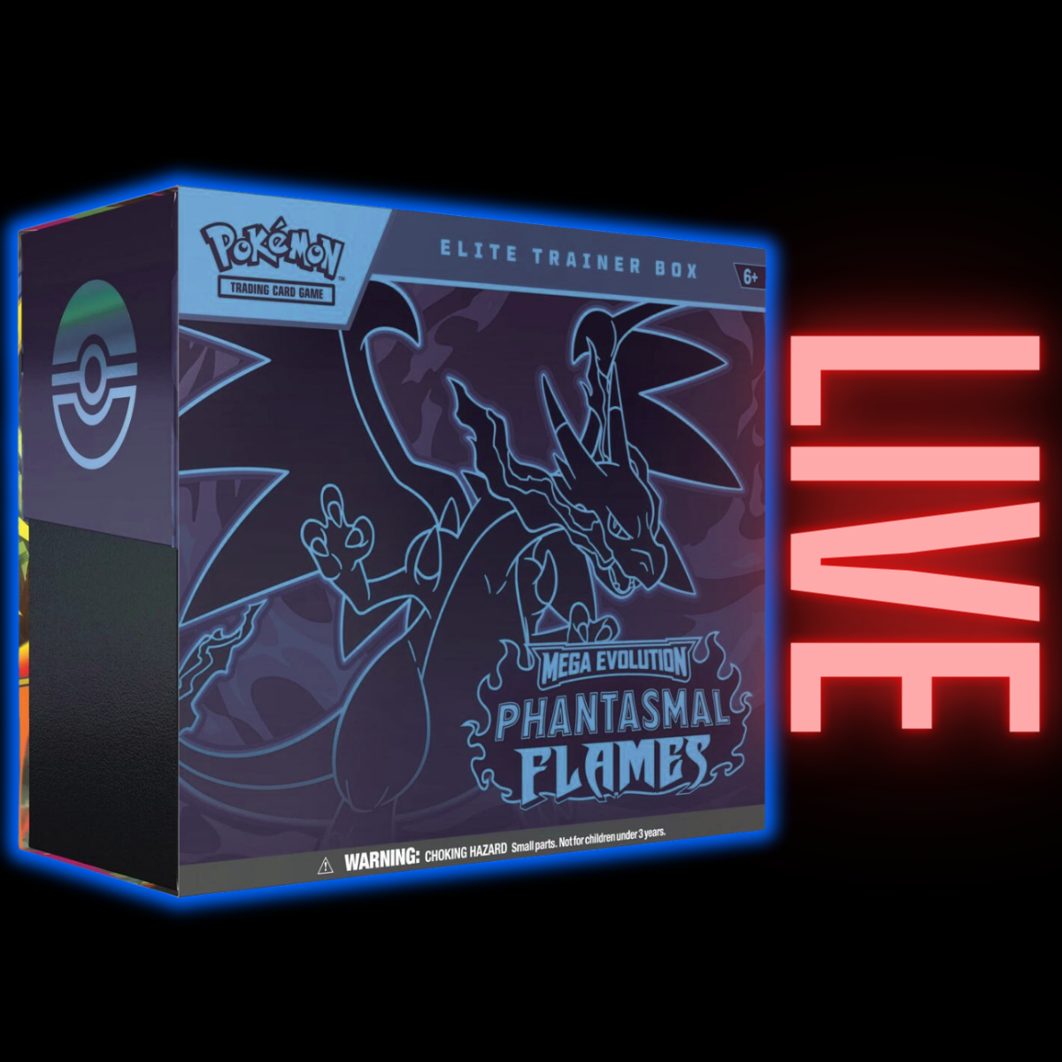 Pokémon Mega Evolution Phantasmal Flames Elite Trainer Box (LIVE)