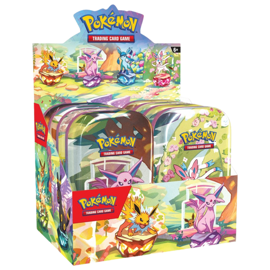 Pokemon TCG: Prismatic Evolutions: Mini Tin Display