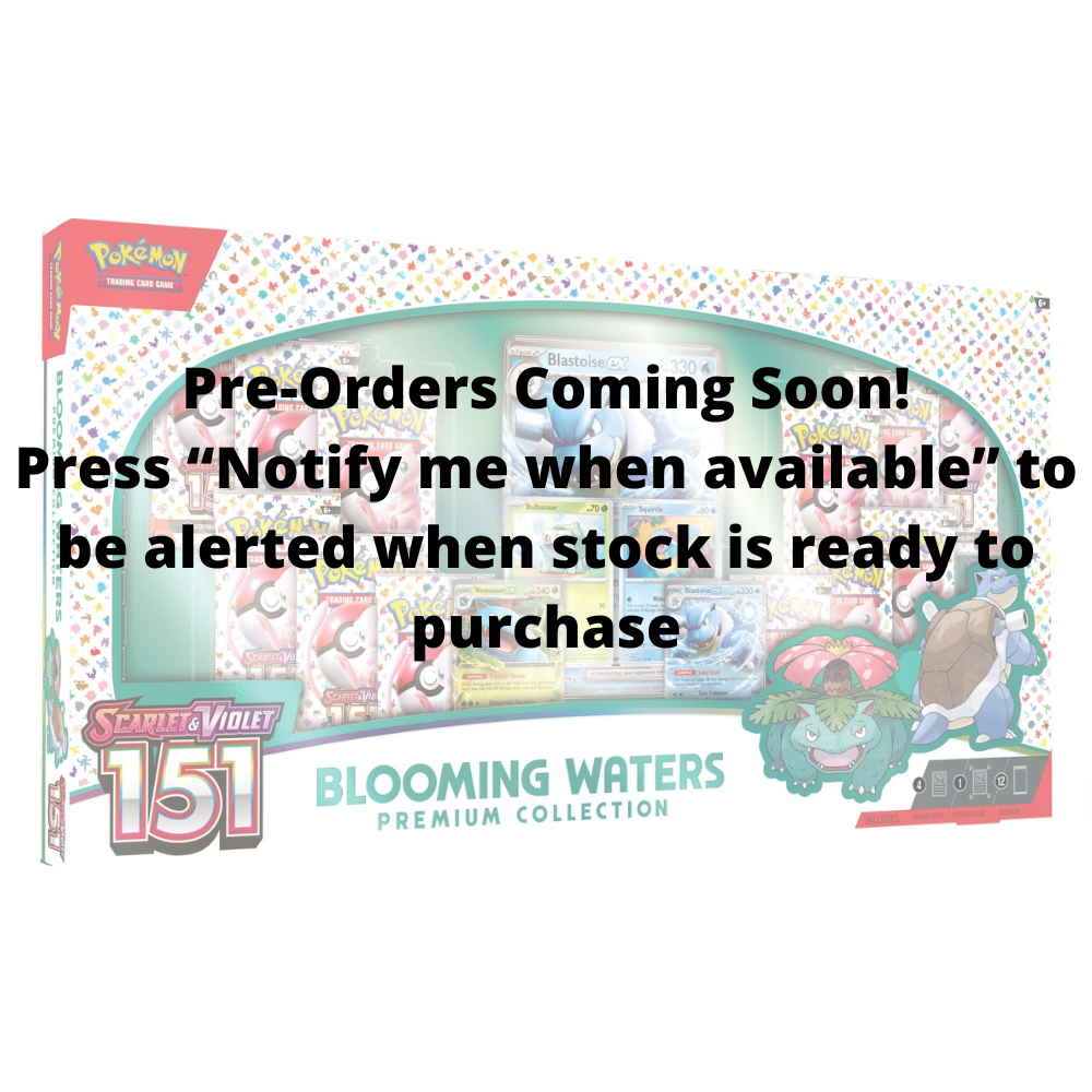 Pokmon TCG: 151: Blooming Waters Premium Collection (LIVE) AllPokeTCG Pokmon TCG: 151: Blooming Waters Premium Collection (LIVE) AllPokeTCG