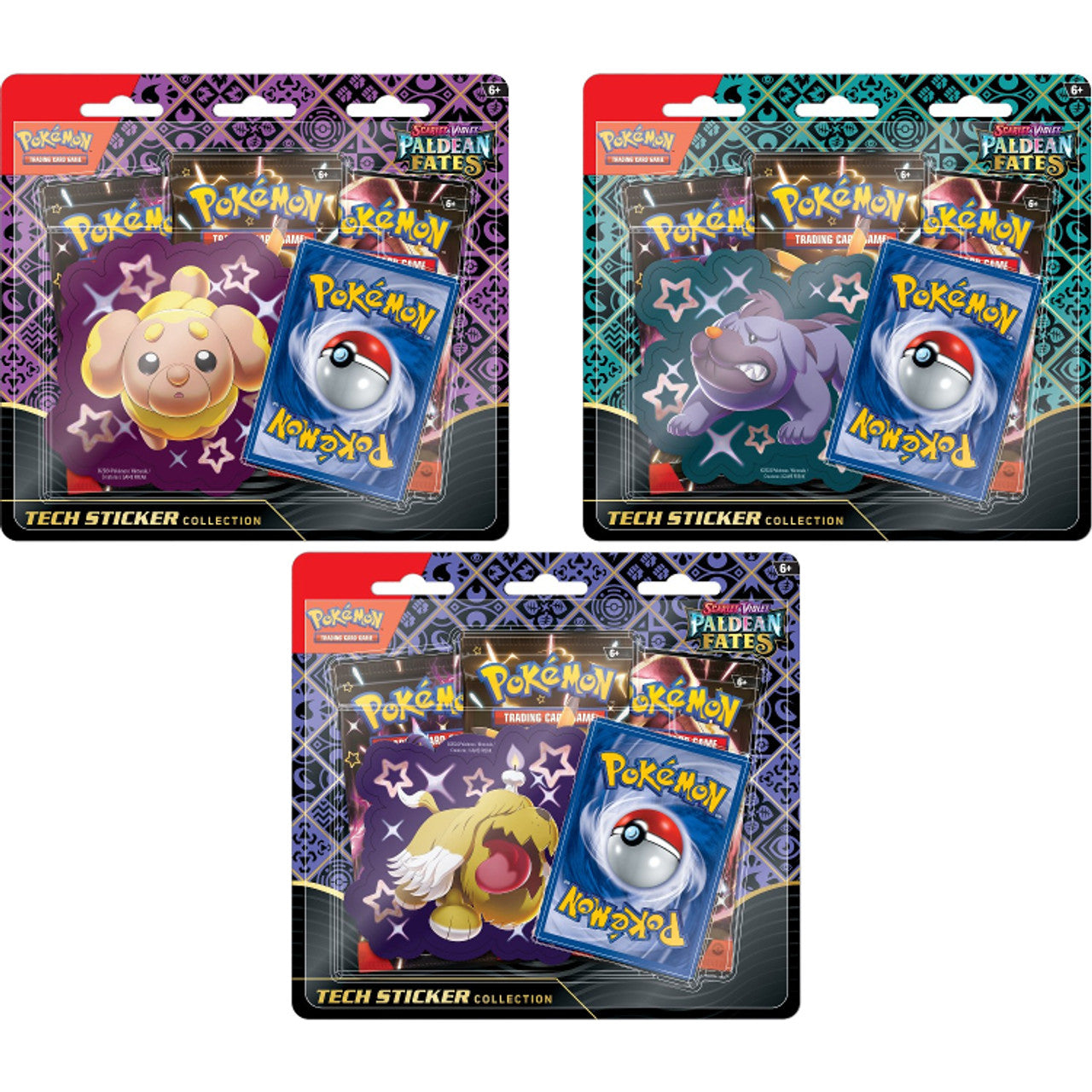 Paldean Fates Tech Sticker Collection Pokemon Scarlet and Violet 4.5