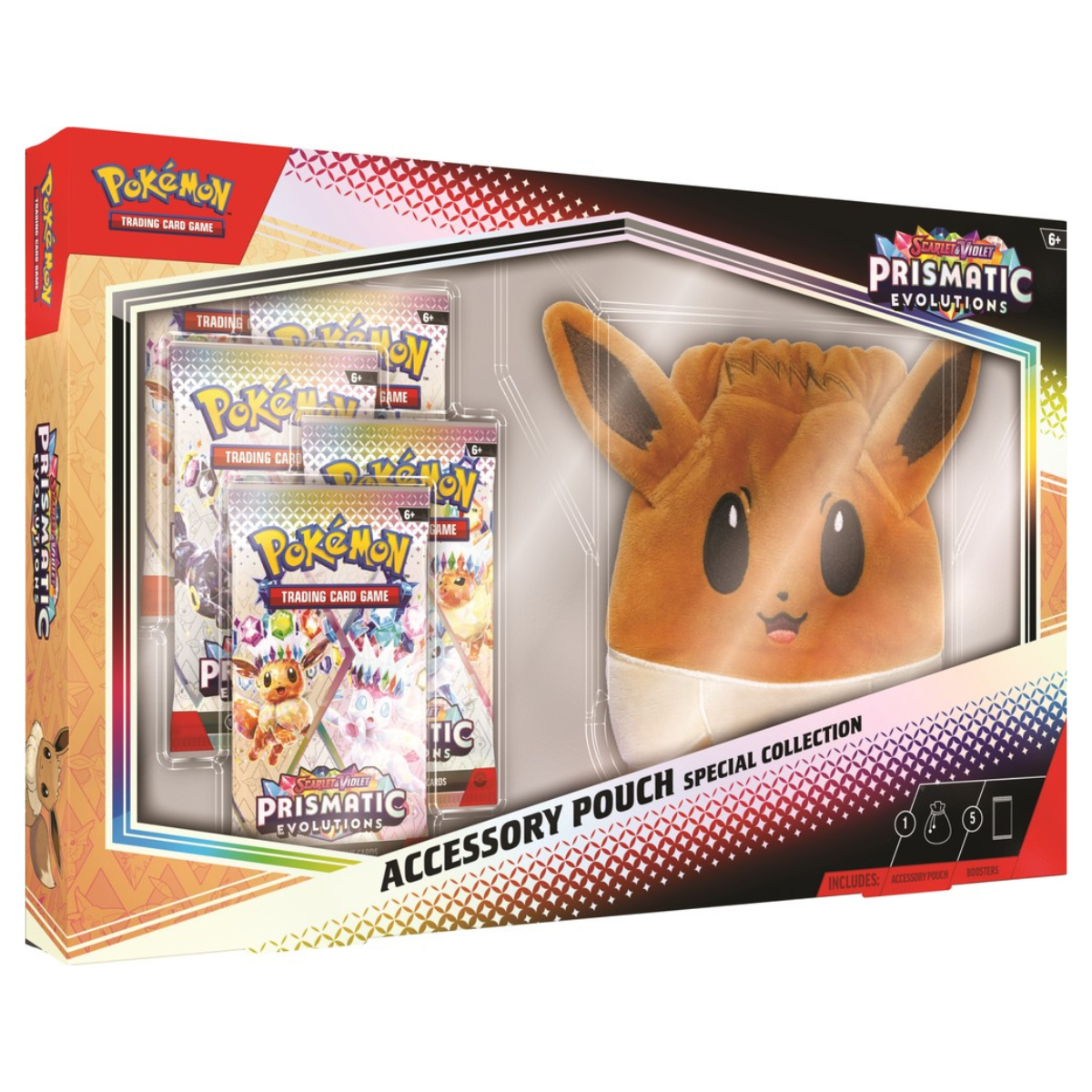 Pokemon TCG: Prismatic Evolutions: Accessory Pouch Special Collection