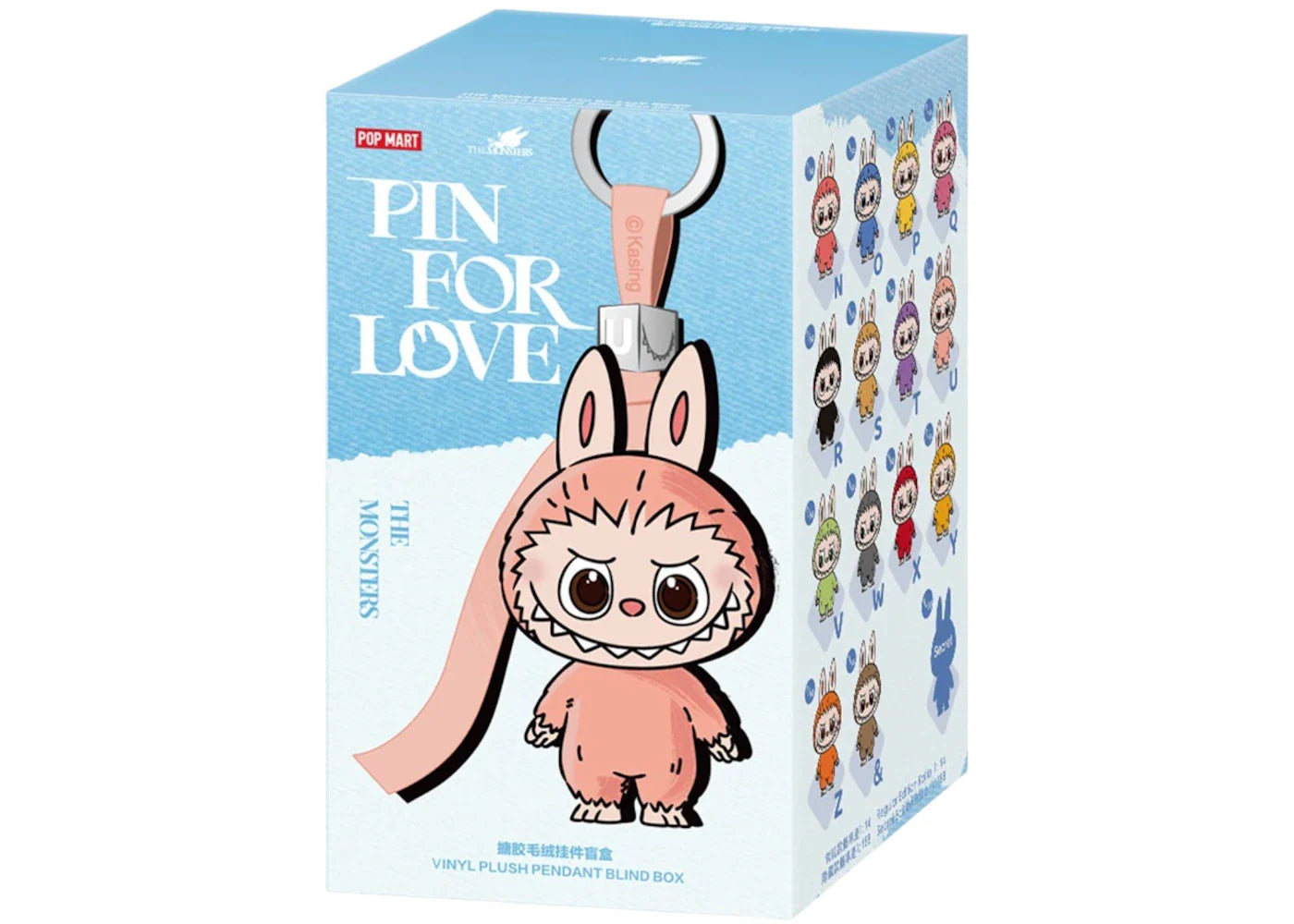 Pop Mart Labubu The Monsters Pin for Love Series Vinyl Plush Blind Box