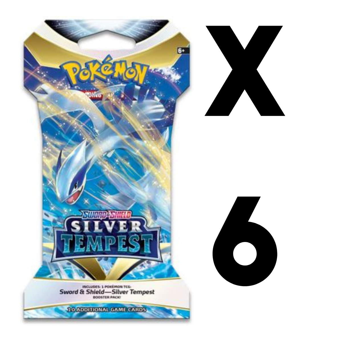 Silver Tempest Sleeved Pack x 6