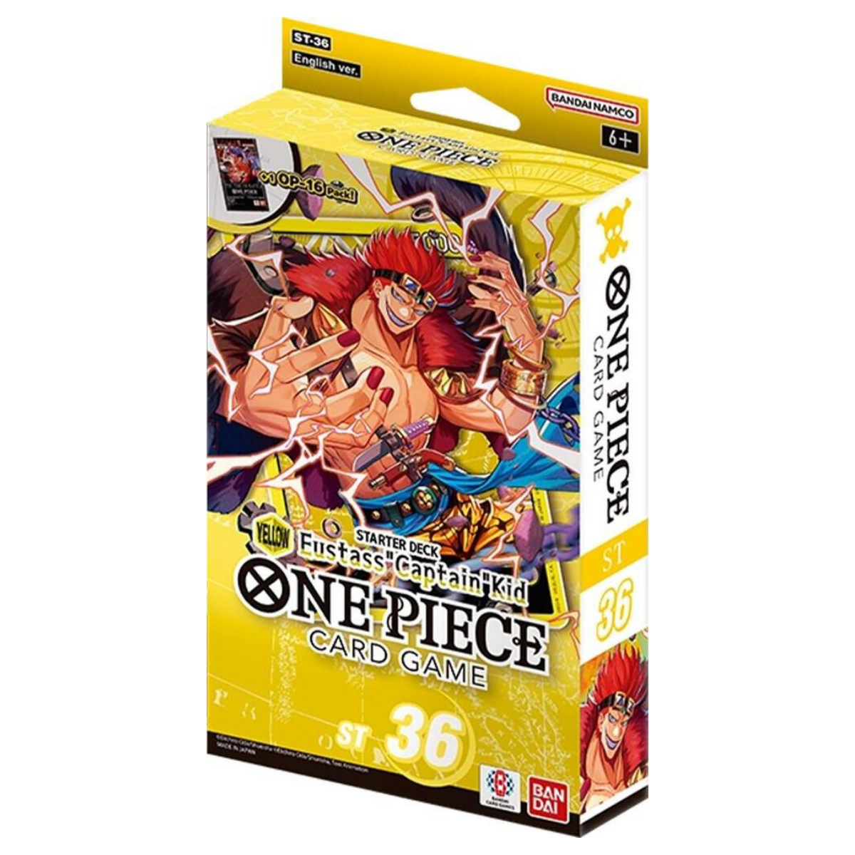 Starter Deck 36: YELLOW Eustass”Captain”Kid - Starter Deck 36: YELLOW Eustass”Captain”Kid (ST-36)