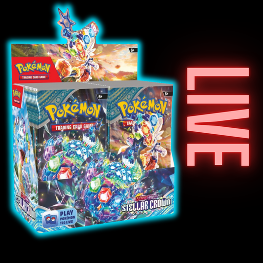 Pokemon - Scarlet and Violet - Stellar Crown - Booster Box (LIVE)