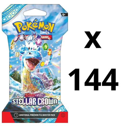 Pokemon - Scarlet and Violet - Stellar Crown - Sleeved Booster Case