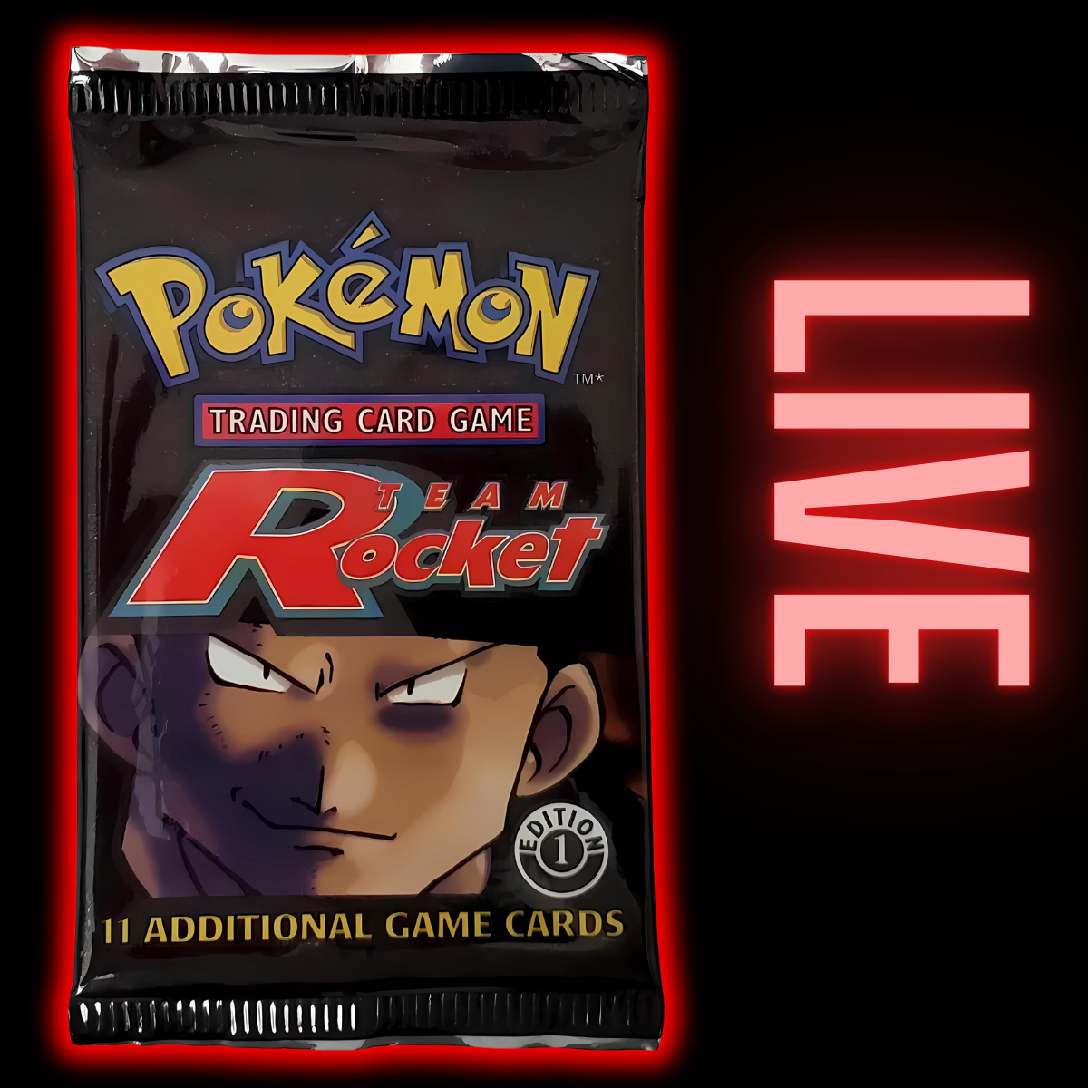 Team Rocket 1st Edition Booster Pack (LIVE)