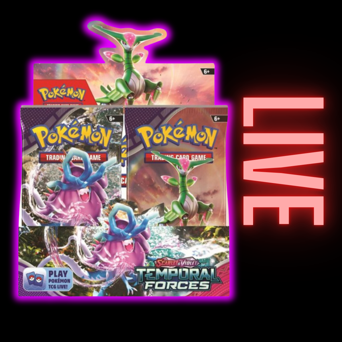 Temporal Forces Booster Box Pokemon: SV05 (LIVE)