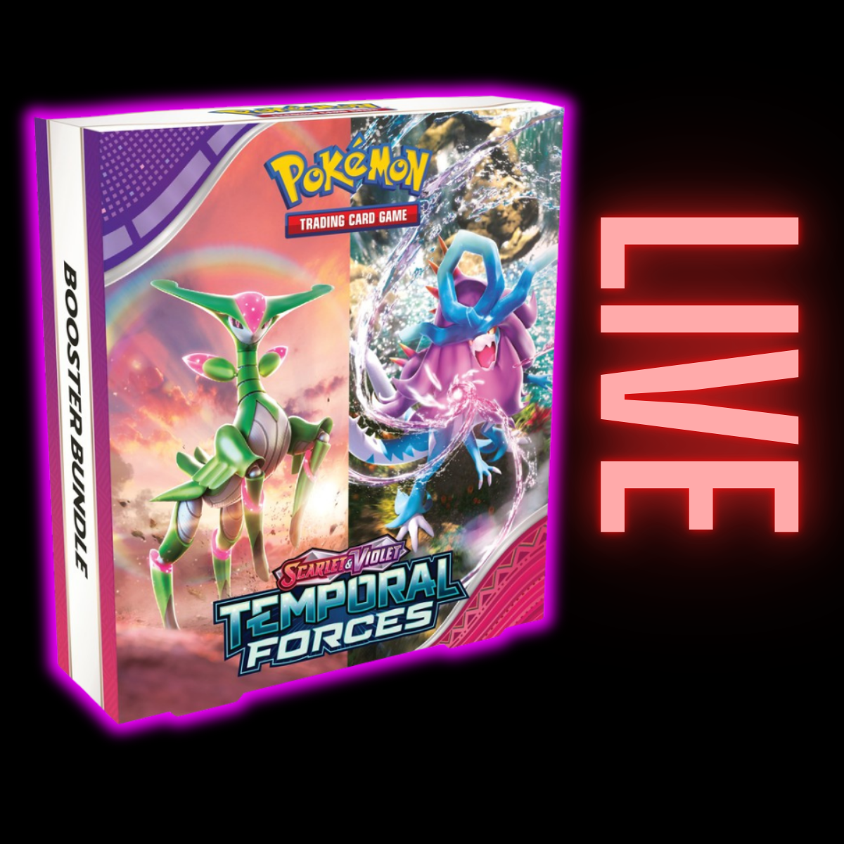 Temporal Forces - Pokemon: Scarlet & Violet - Booster Bundle (LIVE)