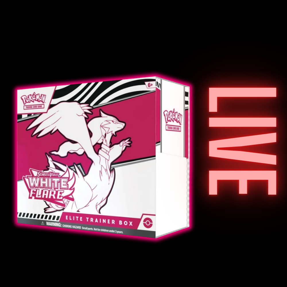 Pokemon TCG: Scarlet & Violet 10.5 - White Flare Elite Trainer Box (LIVE)