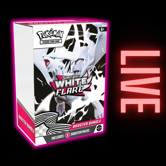 Pokemon TCG: Scarlet & Violet 10.5 - White Flare Booster Bundle (LIVE)