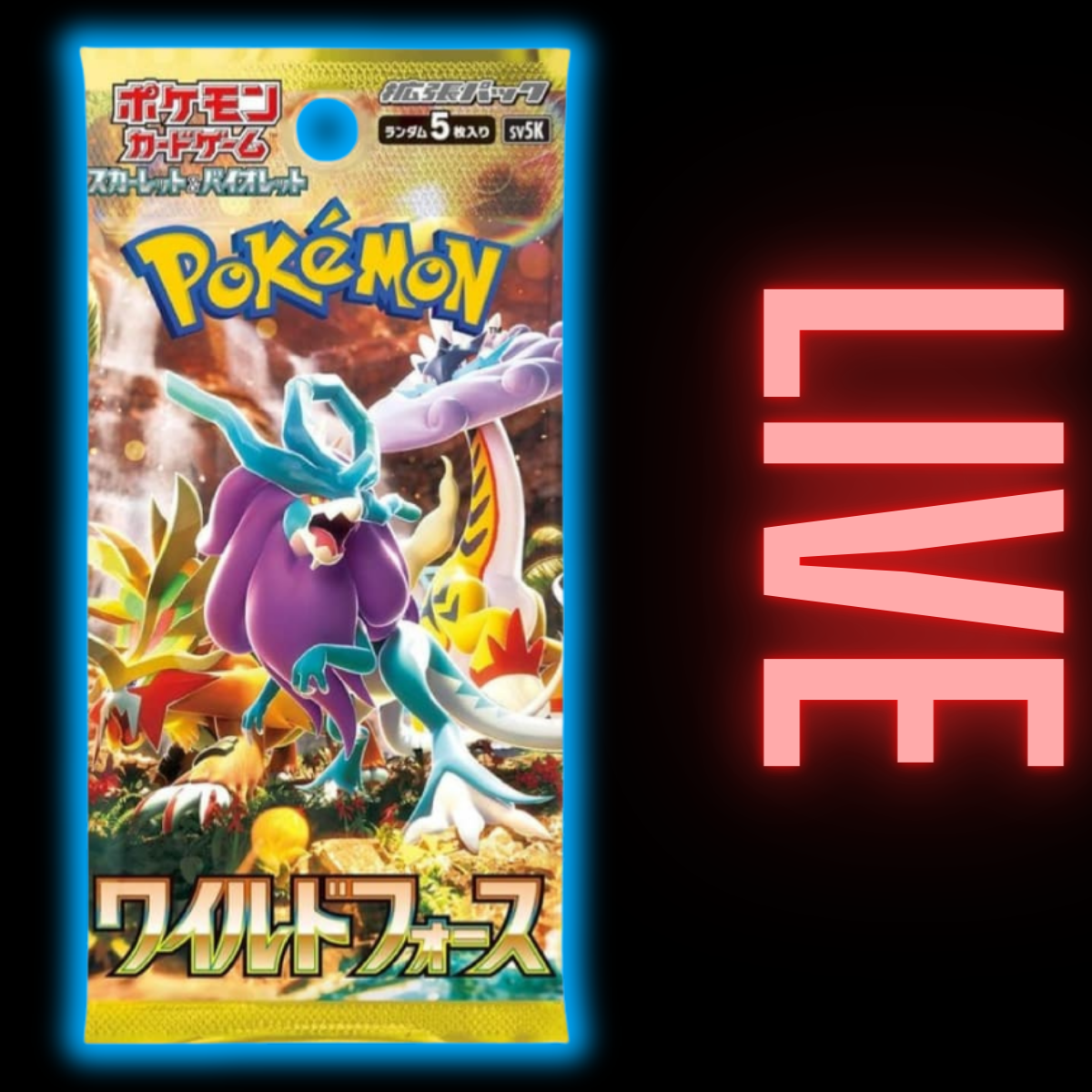 Wild Force Japanese Booster Pack (Live)