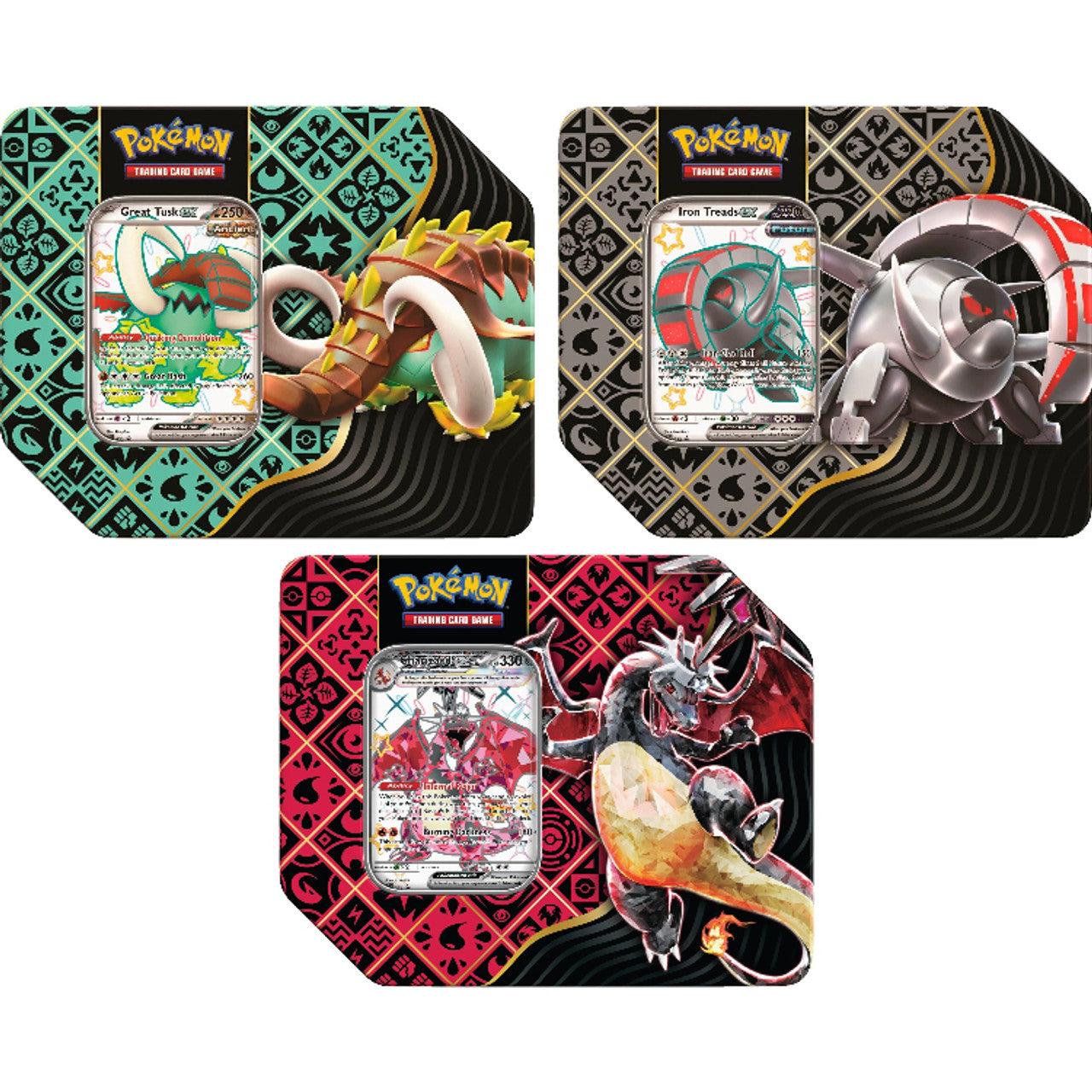 Pokemon Scarlet and Violet Paldean Fates Tins