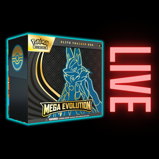Pokemon TCG: Mega Evolution Elite Trainer Box (LIVE)