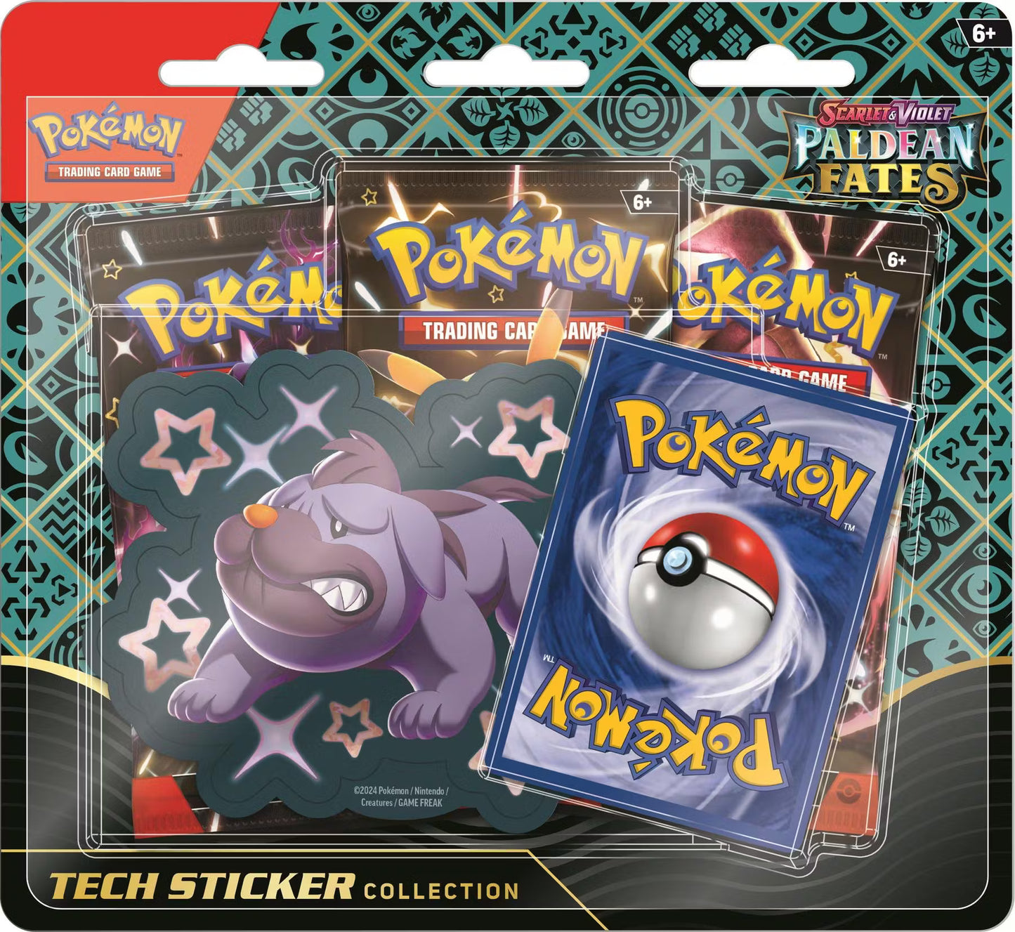 Paldean Fates Tech Sticker Collection Pokemon Scarlet and Violet 4.5