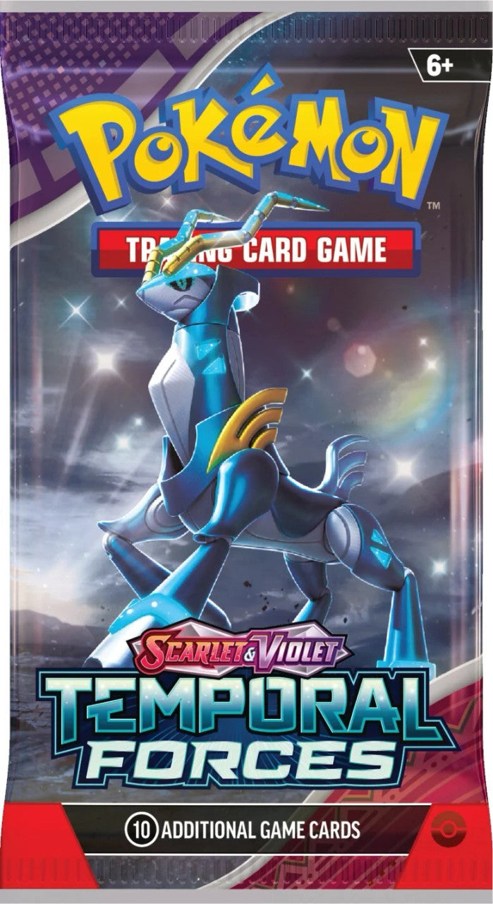 Temporal Forces  Booster Box Sealed Case (6 Boosters) - Pokemon: Scarlet & Violet -