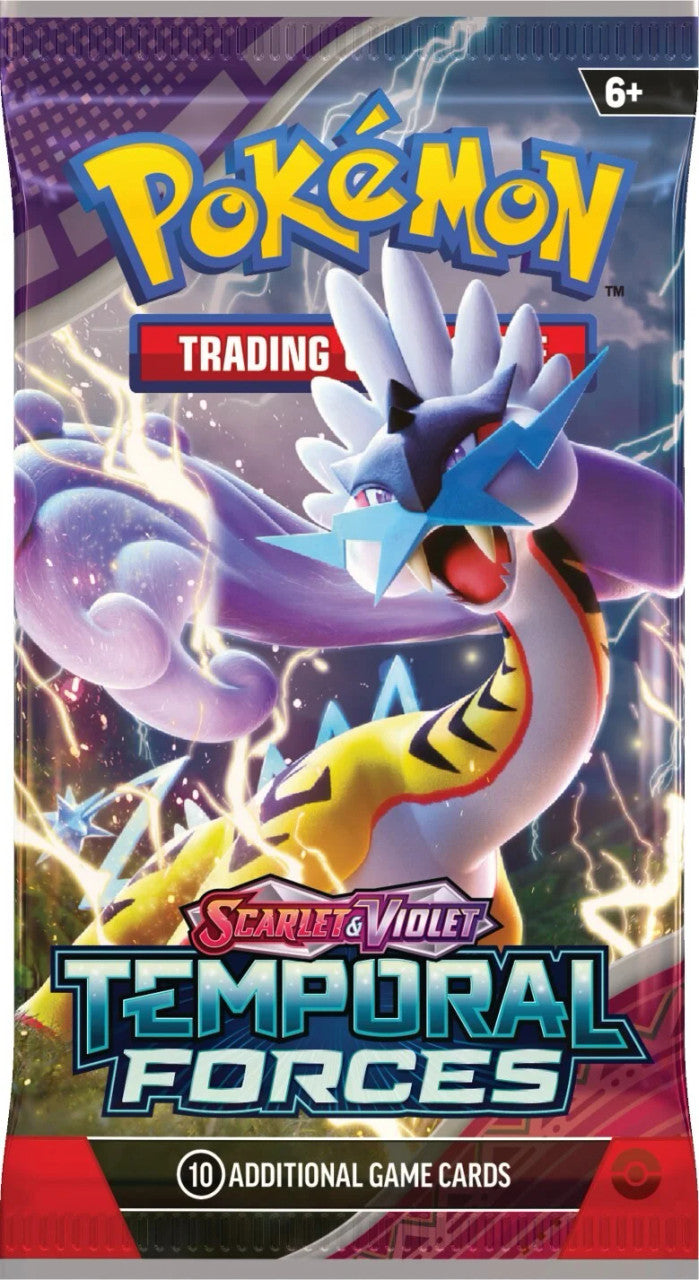 Temporal Forces  Booster Box Sealed Case (6 Boosters) - Pokemon: Scarlet & Violet -