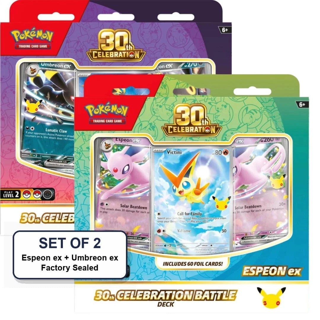 30th Celebration Battle Deck Bundle of 2 (Both Artworks)