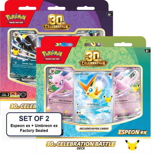 30th Celebration Battle Deck Bundle of 2 (Both Artworks)