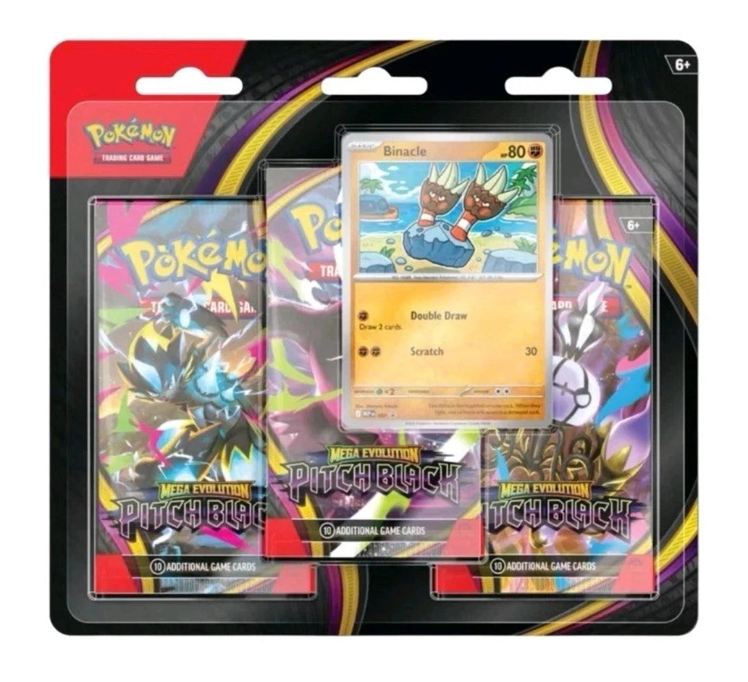 Pitch Black 3 Pack Blister Pokemon Sealed