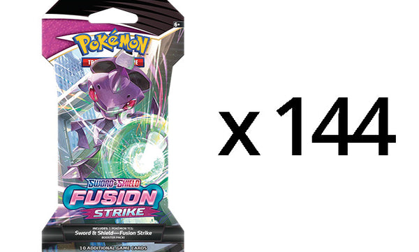 pokemon fusion strike booster box case Fusion Strike Sleeved Booster Case – AllPokeTCG