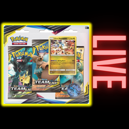 Team Up 3 pack blister Ultra Necrozma (LIVE)
