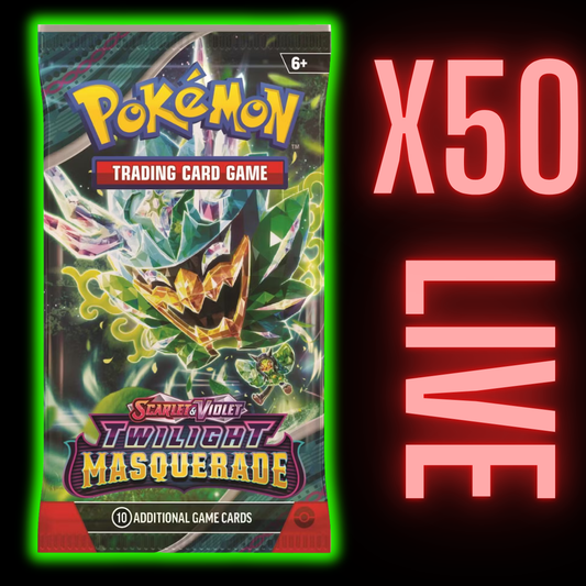 Twilight Masquerade Booster Pack x 50 (LIVE)
